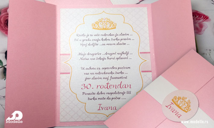 Pozivnica za 30. rođendan